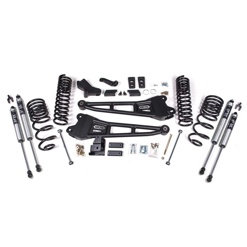 BDS Suspension 4 Inch Lift Kit W Radius Arm Ram 2500 14 18 4WD