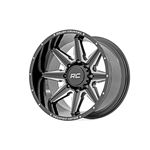 91M Series Wheel One-Piece Gloss Black 22x12 8x6.5 -44mm (91221210M) 1