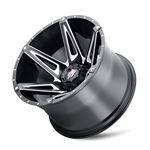 KUTZ (AT1902) BLACK/MILLED 18X9 8-170 -12MM 125.2MM (AT1902-8970M-12) 3