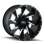 DISTORTED 9106 SATIN BLACKMILLED SPOKES 20 X9 612061397 0MM 7810MM 1