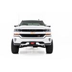 LED Ditch Light Kit 2in Black Pair Amber DRL Chevy/GMC 1500 (14-18 and Classic) (71055) 3