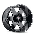ARMOR (AT155) BLACK/MILLED 18X9 8-180 -12MM 125.2MM (AT155-8978M-12) 1