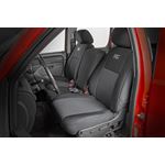 GM Neoprene Front Seat Covers Black 3
