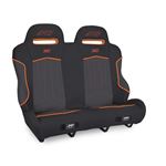 XC Suspension Bench for Polaris RZR Black/Orange PRP Seats