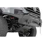 Front Bumper High Clearance Hybrid with 9500 Lb Pro Series Winch Synthetic Rope and 20 LED Light Bar