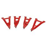 Red Forged Alum High Clearance 2" Fwd Offset Control Arms (93155RED) 1