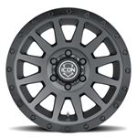 Compression Double Black 18 x 9 / 6 x 5.5 0mm Offset 5" BS 3