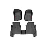 Floor Mats FR and RR RR Lockable Jeep Gladiator JT 4WD (2020-2024) (M-61501) 1