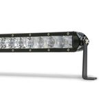 Single Row LED Light Bar With Chrome Face 20.0 Inch 1