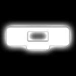 Universal Illuminated LED Letter Badges - Matte White Surface Finish - Q (3140-Q-001) 1