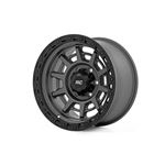 85 Series Wheel Simulated Beadlock Gunmetal Gray/Black 17x9 6x5.5 -12mm (85170912A) 1