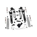 6 Inch Ford Radius Arm Suspension Lift Kit Overload Springs wV2 Shocks 1114 F250 1