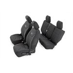 Jeep Neoprene Seat Cover Set Black 11-12 Wrangler JK Unlimited