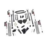6 Inch Ford 4-Link Suspension Lift Kit w/Vertex Shocks 05-07 F-250/350 Gas-w/Overloads Rough Country