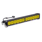 20 Inch LED Light Bar Single Amber Straight Wide Driving Combo Pattern OnX6 1