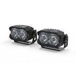 2Banger HXB LED Pod (SAE Wide / Yellow)(Pair) (BAF117) 1