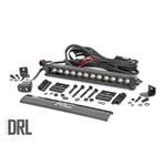 12 Inch Black Series LED Light Bar Single Row Cool White DRL (70712BLDRL) 1