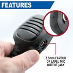 Hand Speaker Mic Waterproof for Handheld Radios 3