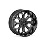 96 Series Wheel One-Piece Gloss Black 22x10 8x6.5 -19mm (96221010) 1