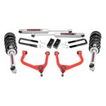 3.5 Inch Lift Kit N3 Struts GMC Sierra 1500 2WD/4WD (2019-2024) (22631RED) 1