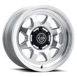 Nuevo Silver Machined 17 x 8.5 / 5 x 5 -6mm Offset 4.5" BS (8117857345SM) 1