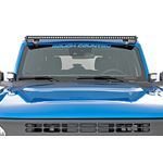 LED Light Kit Ditch Mount 2" Black Pair White DRL Ford Bronco (21-24) (71048) 3