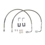 Brake Line Extension 24 in. Length Incl. Instructions Front Pair For Use w/PN[RE7123/RE (RE15302) 1