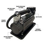 Air Compressor System 5.6 CFM With Storage Bag Hose and Attachments - Single Motor (12099917)