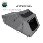 N3E Nomadic 3 Extended Roof Top Tent Gray Body Green Rainfly  3