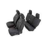 Seat Covers Front and Rear Jeep Wrangler Unlimited 2WD/4WD (2008-2010) (91002A) 1