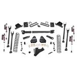 6 Inch Ford 4-Link Suspension Lift Kit w/Front Drive Shaft Vertex 17-19 F-250/350 4WD 4 Inch Axle Ro