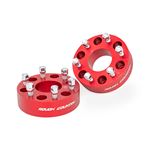 2 Inch Wheel Spacers 6x5.5 Red Chevy/GMC 1500 Truck and SUV (1101RED) 1