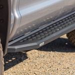 RB20 Running Boards with Mounting Brackets Kit - Textured Black- Crew Max Only 3