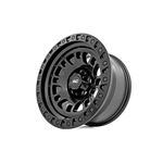 82 Series Wheel One-Piece Semi Gloss Black 17x9 5x5.0 -12mm (82170918) 3