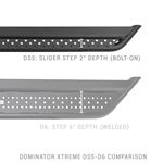 Dominator Xtreme DSS Side Steps with Rocker Panel Mounting Kit (DSS4346T) 3