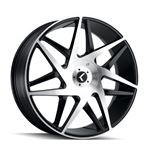 192 192 BLACKMACHINED FACE 18X8 511251143 40MM 7262MM 1