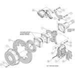 Forged Dynalite-MC4 Rear Parking Brake Kit 3