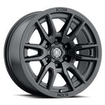 VECTOR 6 SATIN BLACK - 17 X 8.5