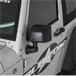 Half Door Side Mirrors - Black (7694) 3