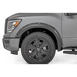 Pocket Fender Flares Crew Cab W/O Emblem Gloss Black Nissan Titan (17-24) (F-N101705A-RCGB) 3