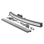 LED Light Windshield Kit 50 Inch Curved Dual Row Chrome Series with White DRL 07-14 FJ Cruiser (7120