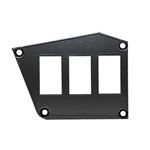 Left Side 3 Switch Plate for Polaris RZR 1000 Special Editions Matte Black PRP Seats