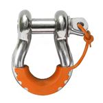 Locking D Ring Isolators Fluorescent Orange Pair 1