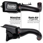 Banks Ram-Air Big-Ass Dry Filter Cold Air Intake System for 18-22 Jeep Wrangler JL 2.0L Turbo (41844