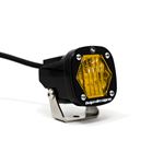 S1 Amber Wide Cornering LED Light with Mounting Bracket Single 1