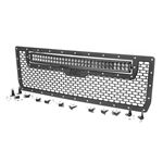 Mesh Grille 30" Dual Row LED Black GMC Sierra 1500 2WD/4WD (2014-2015) (70190) 3