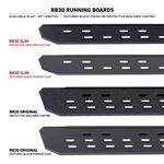 RB30 Slim Line Running Boards with Mounting Bracket Kit - Double Cab Only (69643280ST) 3
