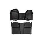 Floor Mats FR and RR OV Hump Crew Chevy/GMC 1500/2500HD (07-14) (M-21073) 1