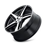 195 195 BLACKMACHINED FACE 18X8 5115 40MM 7262MM 3