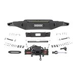 Hybrid Front Bumper 12000S Blk LED w/ White DRL Toyota Tundra 2WD/4WD (2022-2025) (72008) 1